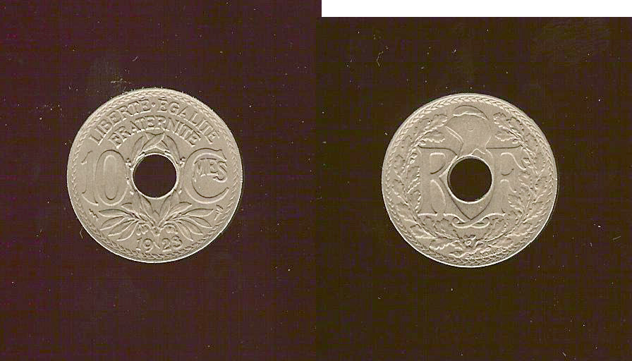 10 centimes Lindauer 1923 Poissy gEF